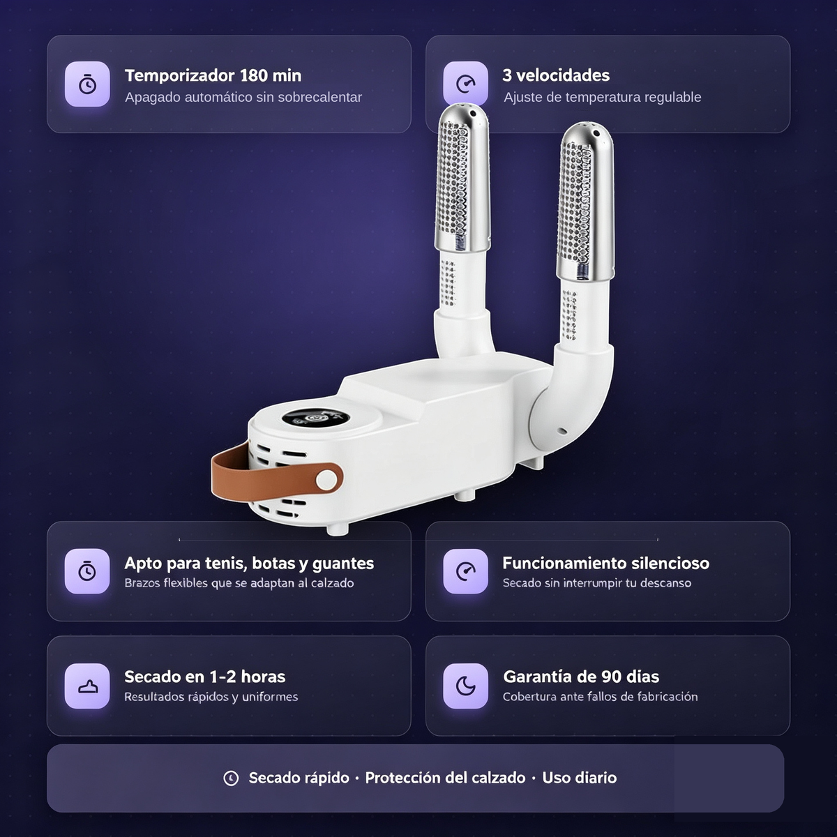 Secador Eléctrico de Zapatos y Botas